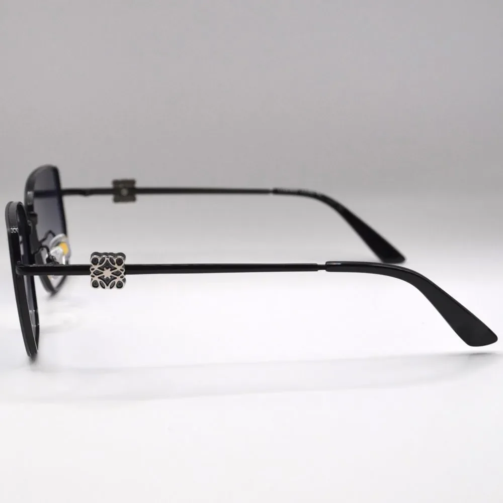 Loewe Women’s Sunglasses | Black Metal Frame | Blue/Gray Gradient Lenses - Picture 14 of 16